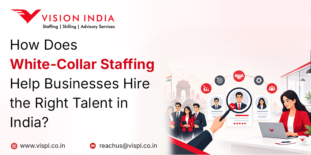How Does White-Collar Staffing Help Businesses Hire the Right Talent in India?